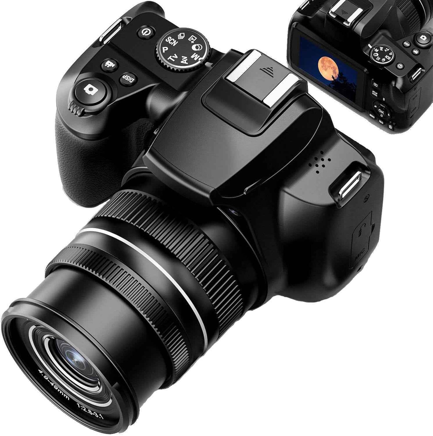 64MP WiFi Vlogging Camera with 10X Zoom and HDMI Output