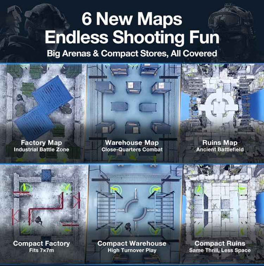 9D Free Roam VR Arena - Ultimate Multiplayer Battleground Experience