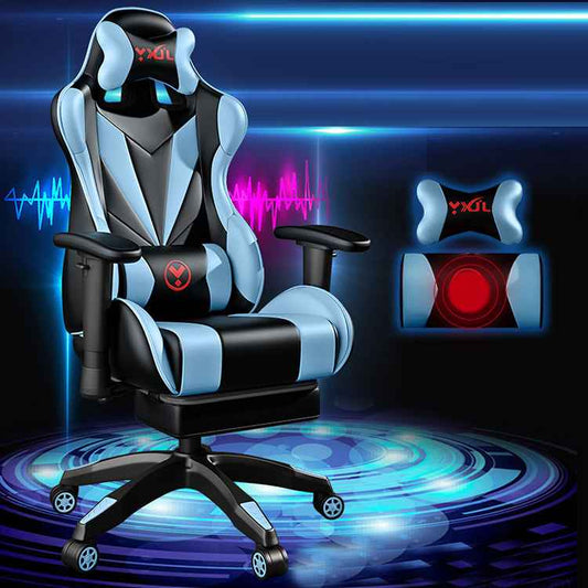 Gaming Chair with Footrest for Ultimate Comfort | Ergonomic Office & E-Sports Design