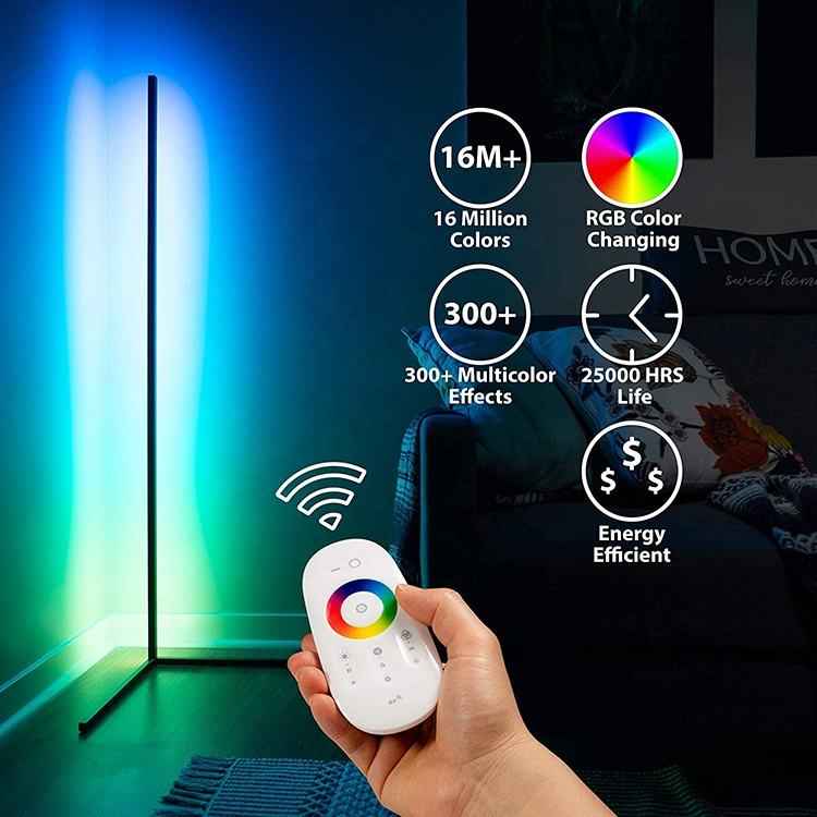 Smart RGB Floor Lamp – Modern LED Tripod Lighting Solution