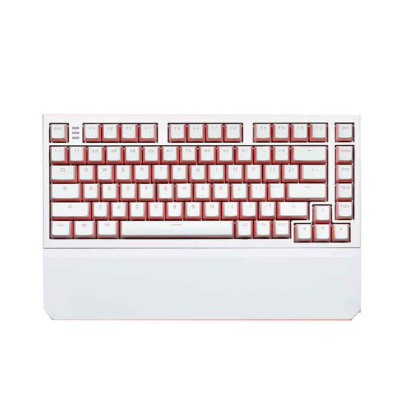 Pink Wireless Mechanical Gaming Keyboard - 82 Key RGB Wireless