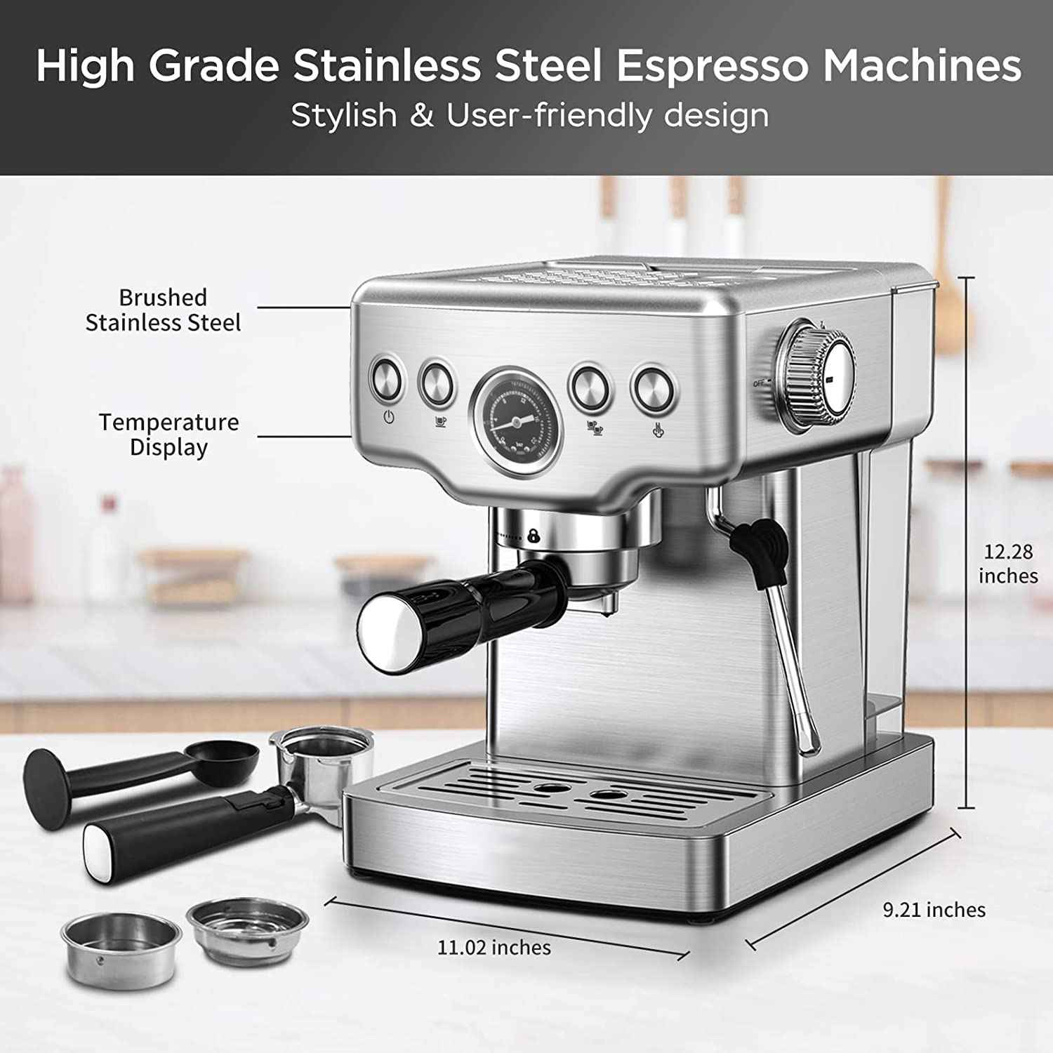 Premium Espresso Machine for Home and Office Use