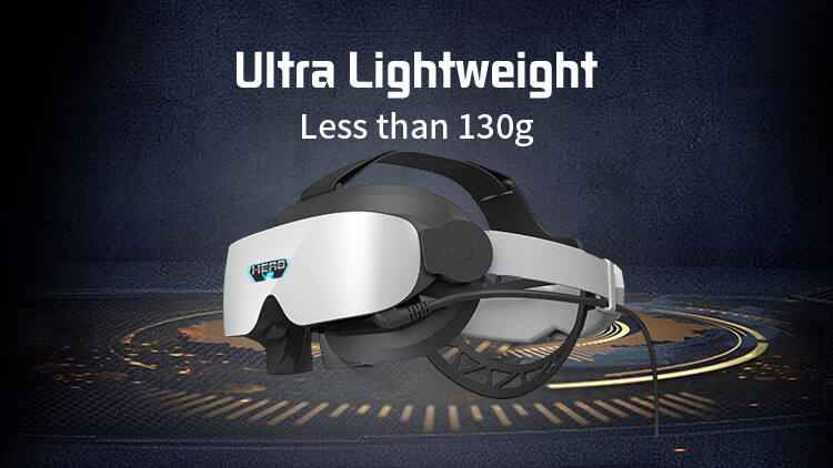 HEROVR 4K VR Headset for Meditation - Ultra-Light 130g Design