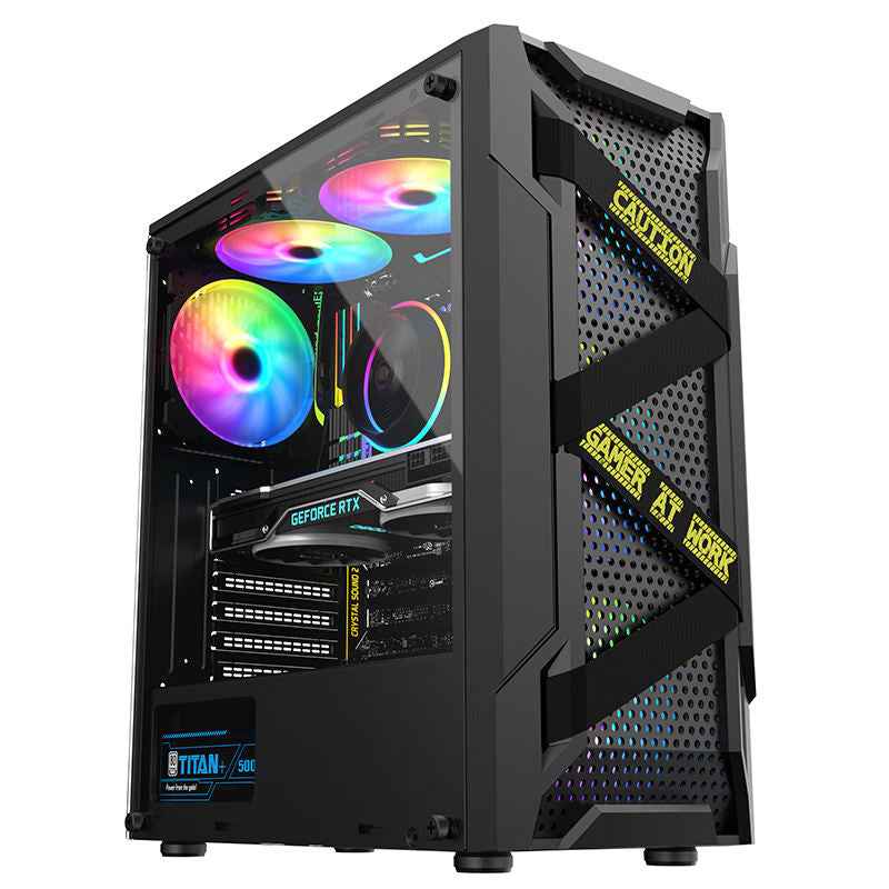 Intel i7 i9 Gaming PC - High Airflow Full Tower for Ultimate Performance