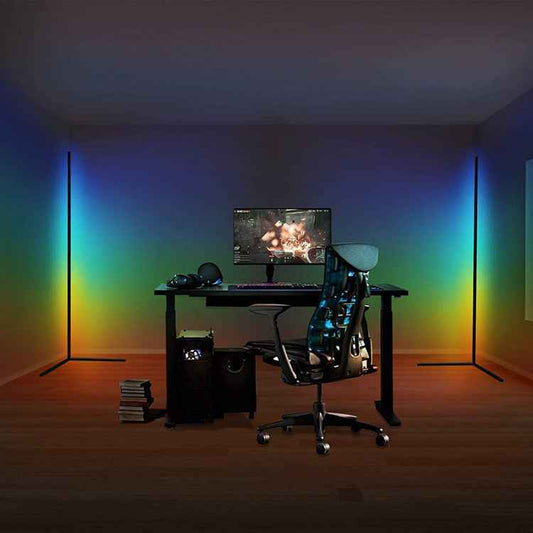 Smart RGB Floor Lamp – Modern LED Tripod Lighting Solution