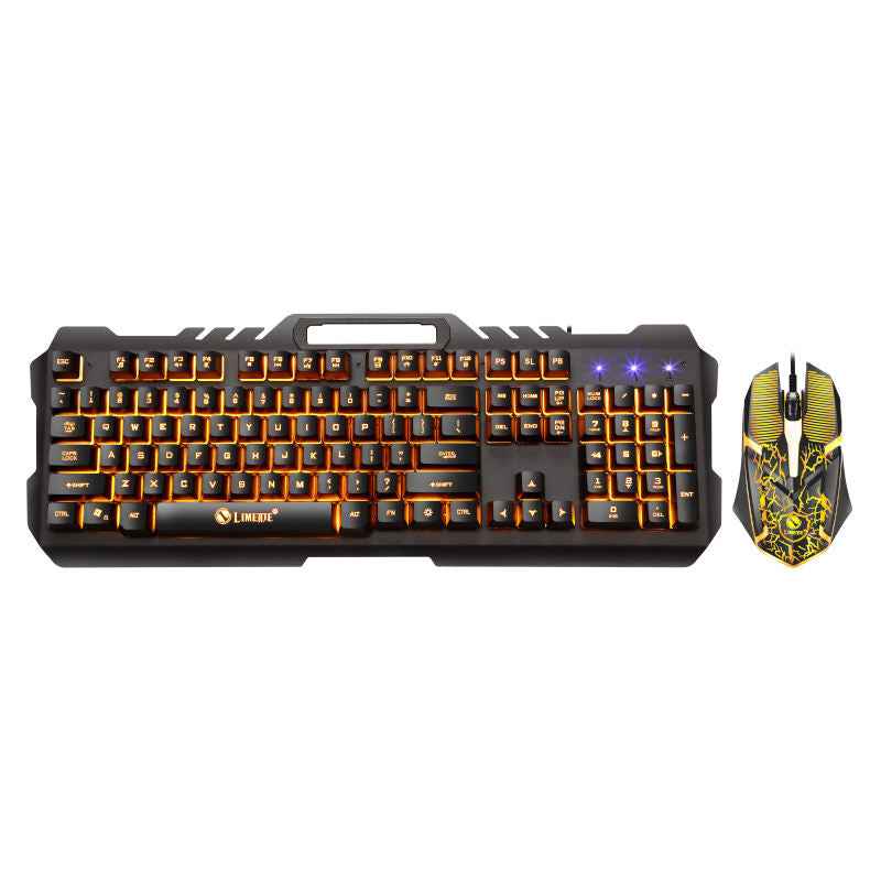 2026 Silence Pro RGB Gaming Combo: Mechanical Feel Keyboard & Mouse