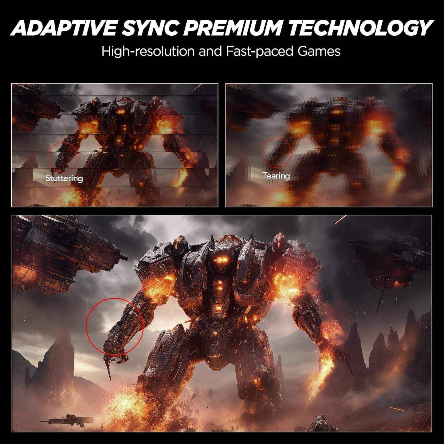 KOORUI 24.5 Inch Gaming Monitor – 200Hz HDR400 with 1ms Response Time Flat LED