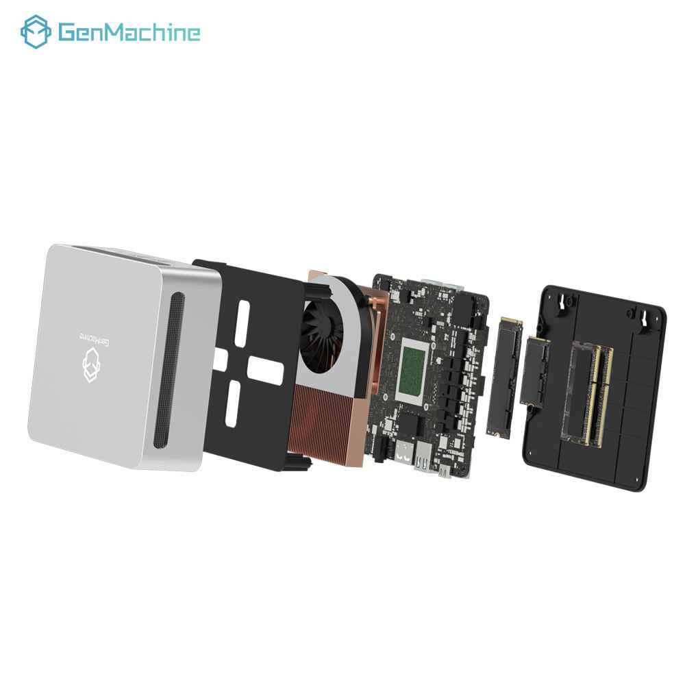 Powerful Mini Computer with 6-Core AMD, 16GB RAM, 512GB NVMe Storage