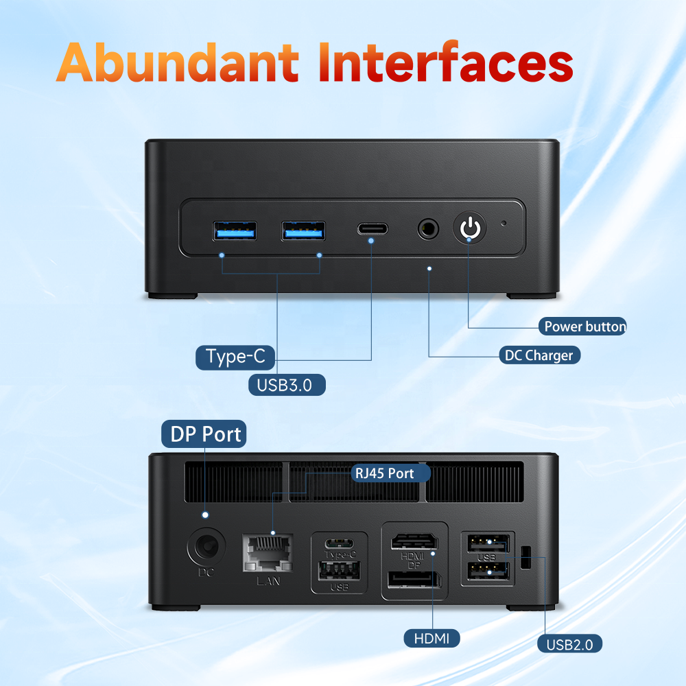 Gaming Mini PC AMD R7 6800HX | Radeon 680M | 16GB DDR5 | 512GB–1TB SSD | Win 11 Pro | Compact Gamer Tower