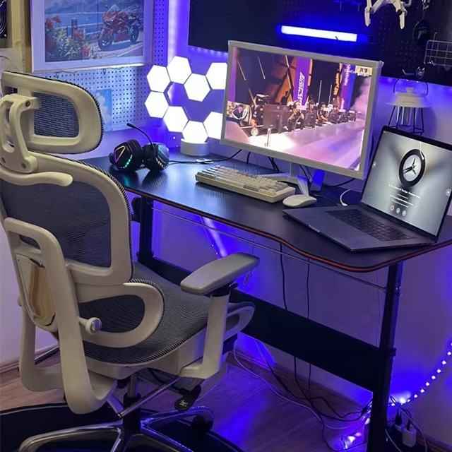 RGB Gaming Desk – Ergonomic Height Adjustable Gaming Table