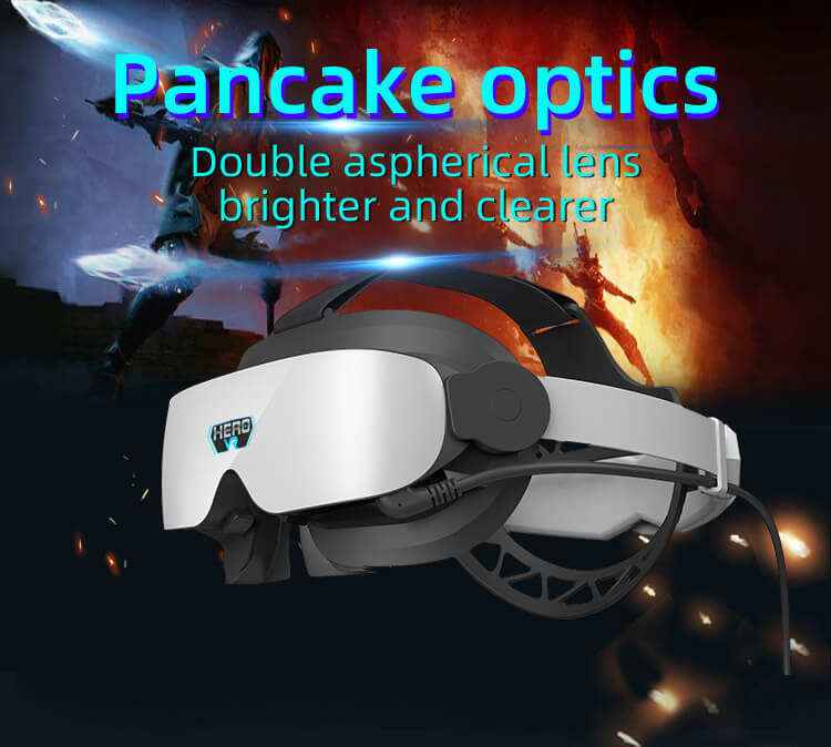 HEROVR 4K VR Headset for Meditation - Ultra-Light 130g Design