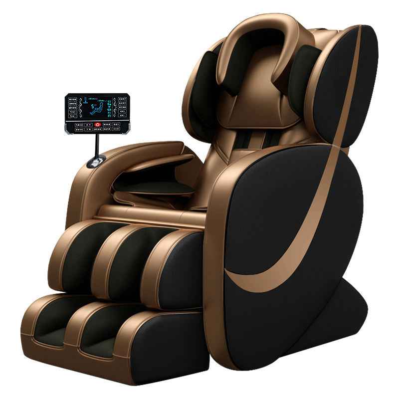 Music Sync Massage Chair with Head Kneading and LCD Display