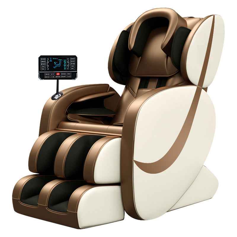 Music Sync Massage Chair with Head Kneading and LCD Display