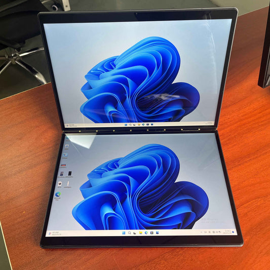 13.5” Foldable Dual-Screen Laptop - 16GB Ultra Portable Design