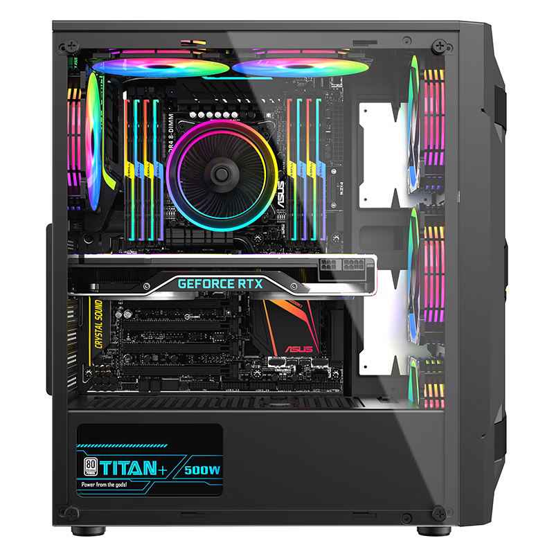 Intel i7 i9 Gaming PC - High Airflow Full Tower for Ultimate Performance
