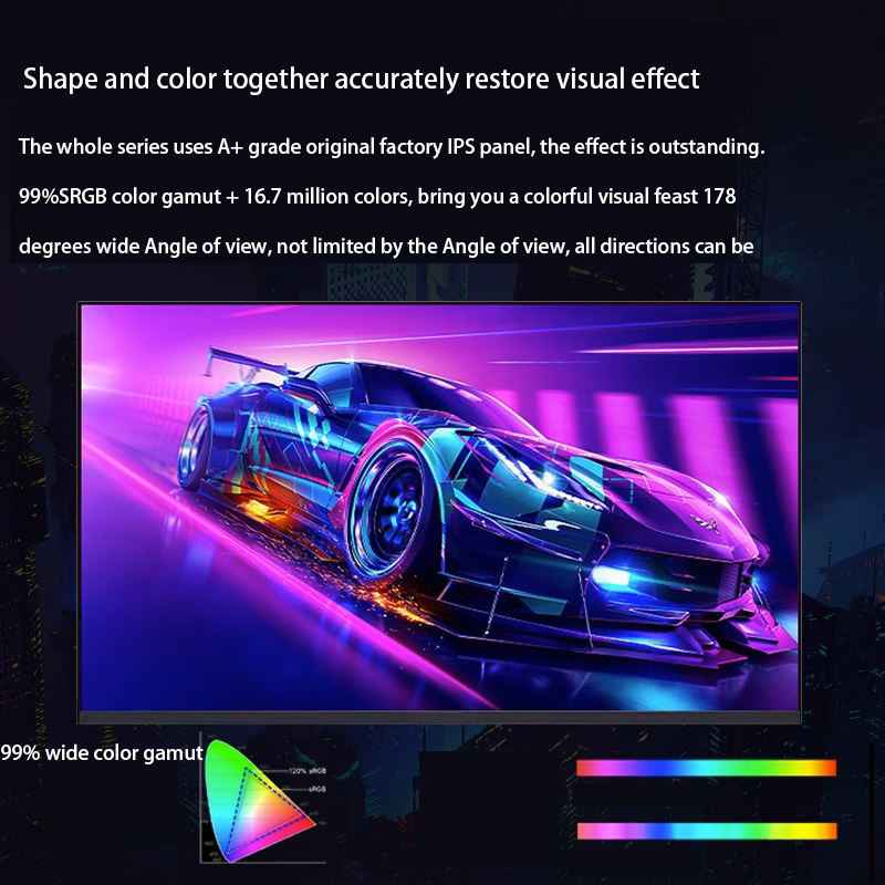 15.6" USB-C Portable Monitor | UHD 1080P IPS Display for Gaming & Mobile Use