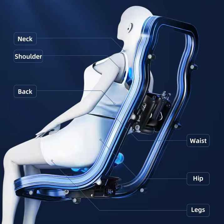 Smart Zero Gravity Massage Chair - Experience Ultimate Relaxation with 4D AI Technology