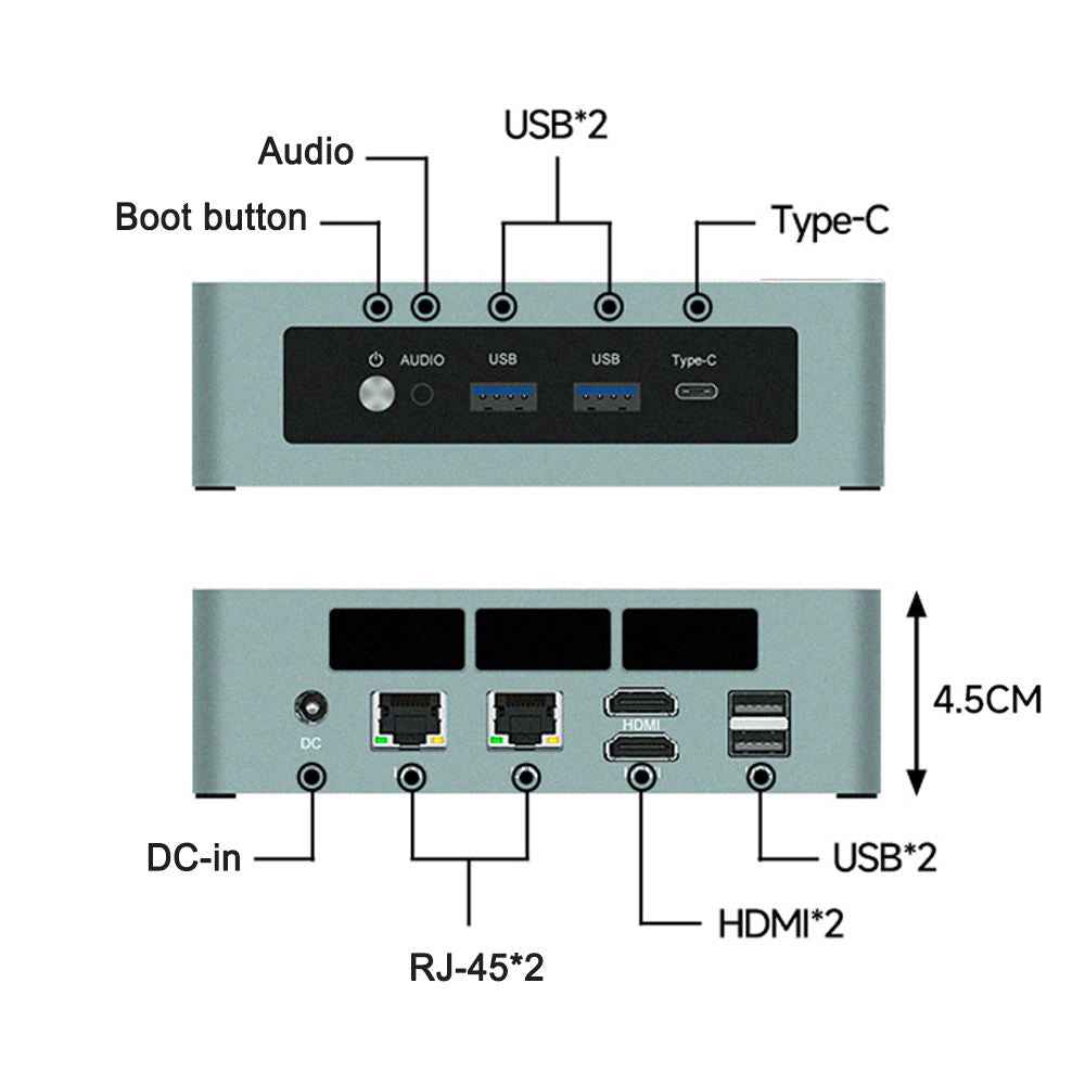 Ryzen 7 Mini PC - Barebone Design for Proven Performance